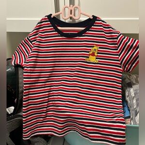 Kid Winnie the Pooh Striped Shirt